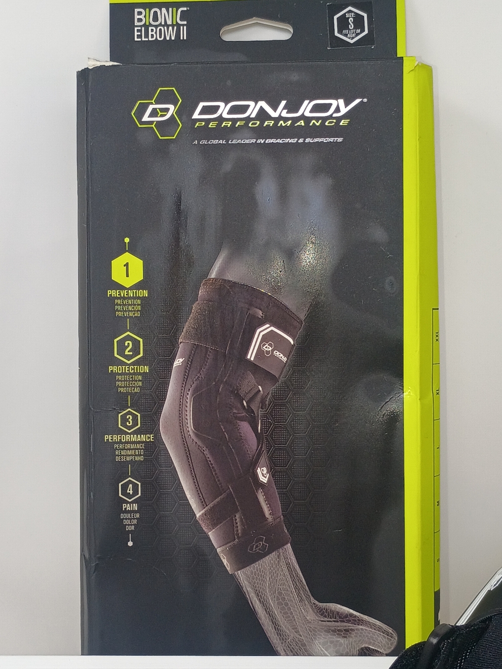 Donjoy Bionic Elbow II Support Brace - Black - Picture 5 of 8